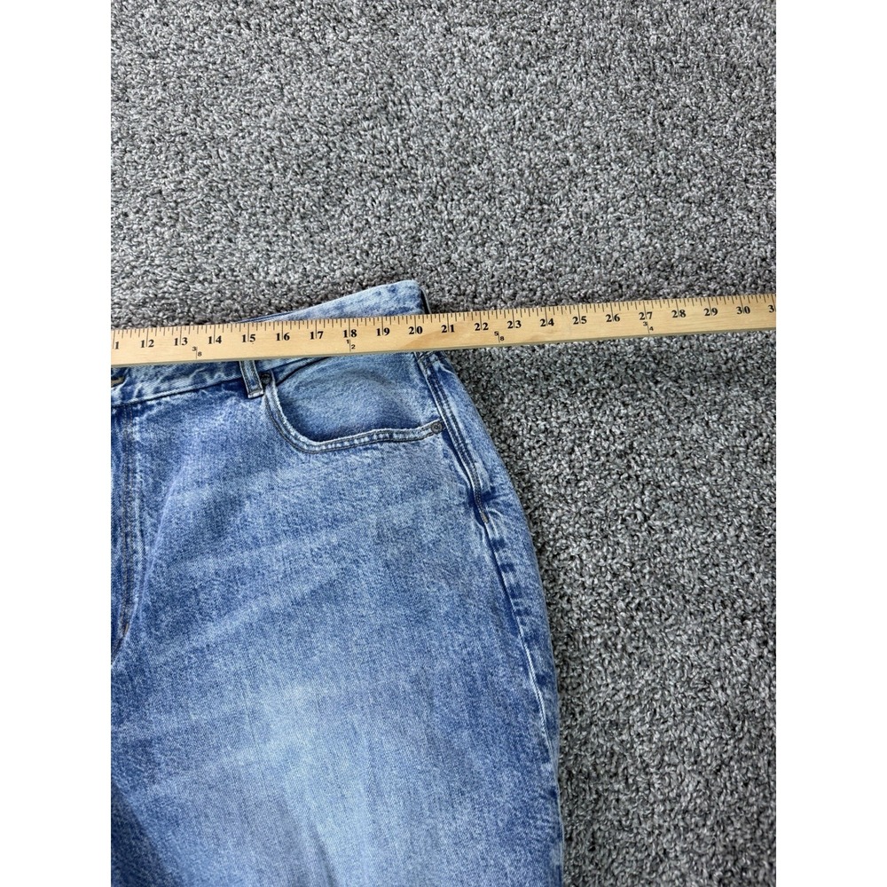 American Eagle Curvy Mom Jeans Women's Size 22 Blue - Picture 9 of 13